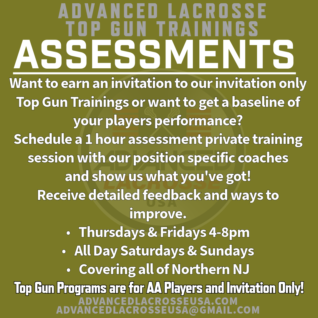 A flyer for an upcoming lacrosse training session.