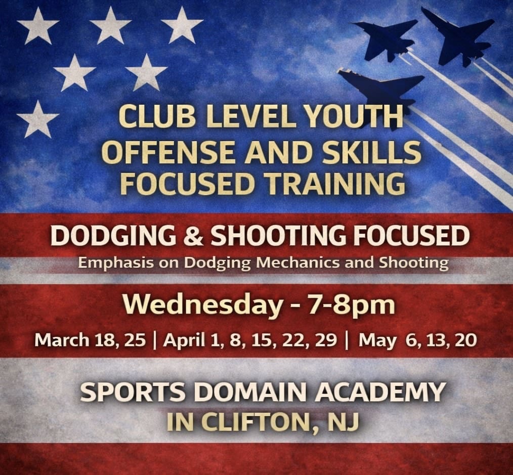 Youth training session poster, Clifton, NJ.