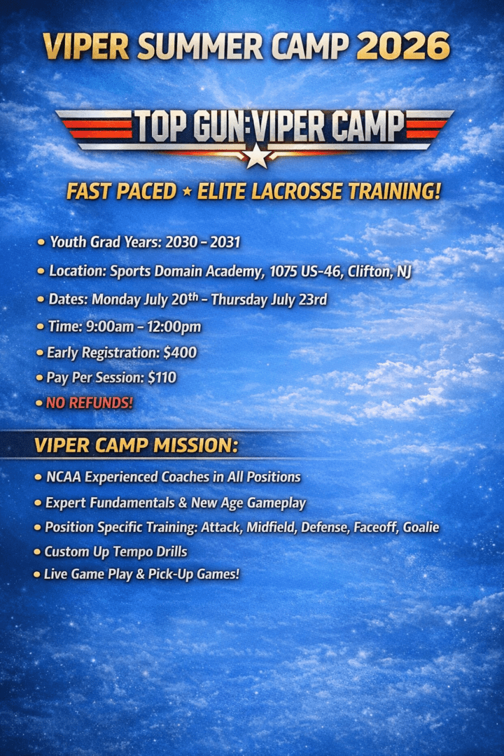 Viper Summer Camp 2026 flyer details.